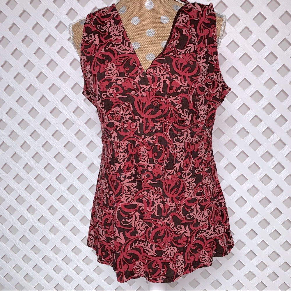 JC Penney Empire Waist Reversible Tank